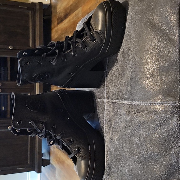 Converse Black Combat Boots - Picture 2 of 4
